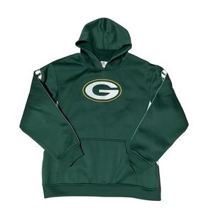 Boys packer pull over nfl hoodie xlarge